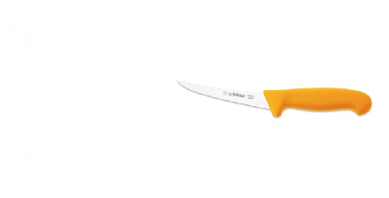 Couteau à désosser courbé Giesser 13 cm extra flex jaune