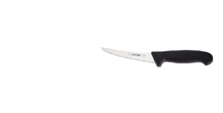 Couteau à désosser courbé Giesser 13 cm extra flex noir