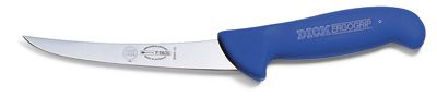 Couteau à désosser courbé Dick 13 cm semi flex bleu
