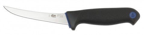 Couteau à désosser courbé Frost 13 cm Semi-flex noir