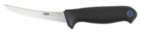 Couteau à désosser courbé Frost 15 cm mittel noir