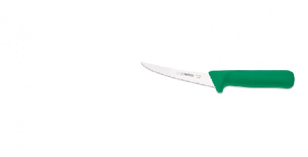 Couteau à désosser courbé Giesser 13 cm semi-flex SB vert