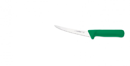 Couteau à désosser courbé Giesser 15 cm semi-flex SB vert
