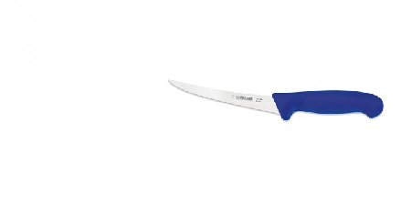Couteau à désosser courbé Giesser 15 cm semi flex bleu