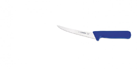 Couteau à désosser courbé Giesser 15 cm semi-flex SB bleu