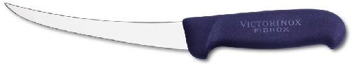 Couteau à désosser courbé Victorinox 15 cm rigide bleu