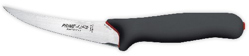 Couteau à désosser courbé Prime-Line 13 cm semi-flex noir