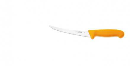 Couteau à désosser courbé Giesser 17 cm rigide jaune