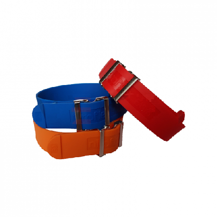 Bracelet plastic court pour gant Niroflex bleu