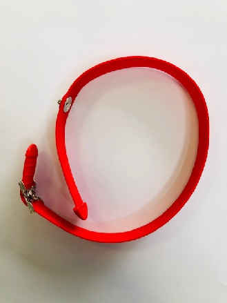 Bracelet plastic long pour gant Niroflex rouge