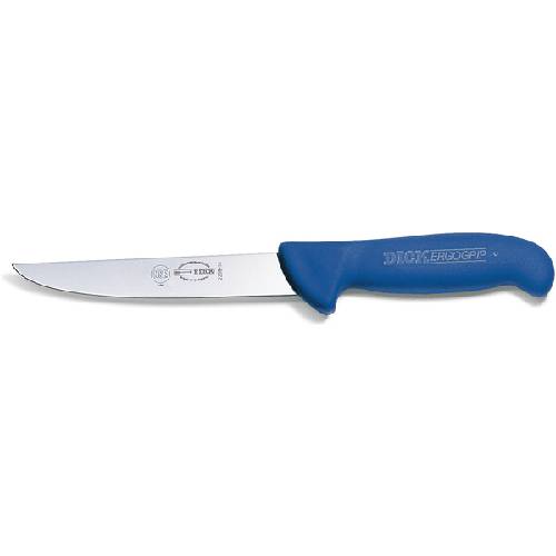 Couteau à désosser droit Dick 18 cm large bleu