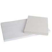 Papier à steak carré blanc 100x100mm (2000 feuilles)