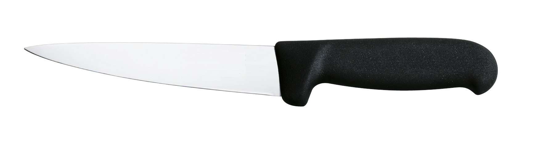 Couteau à saigner droit Loubeln 18 cm rigide noir