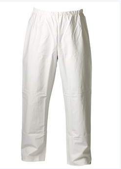 Pantalon plastifié ELKA blanc taille M