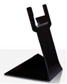 Support porte-étiquette noir Polypied 8,5x6x9cm (10pcs)