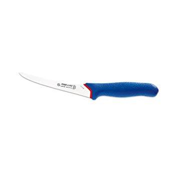 Couteau à désosser courbé Prime-Line 15 cm rigide bleu