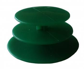 Bouchon occipital vert 3 collerettes (carton de 2000pcs)