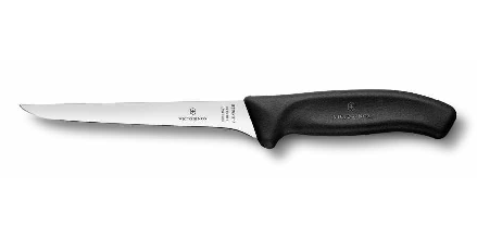 Couteau à désosser droit Victorinox 15 cm flex noir