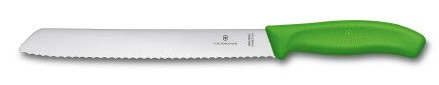 Couteau à pain Victorinox 21 cm VERT (blister)