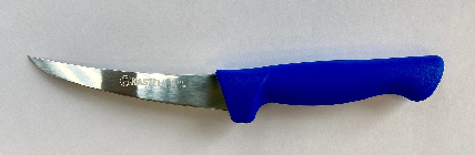 Couteau à désosser courbé Kastell 15 cm semi-flex Bleu