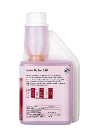 Solution tampon-flacon doseur pH 4,01 (250 ml)
