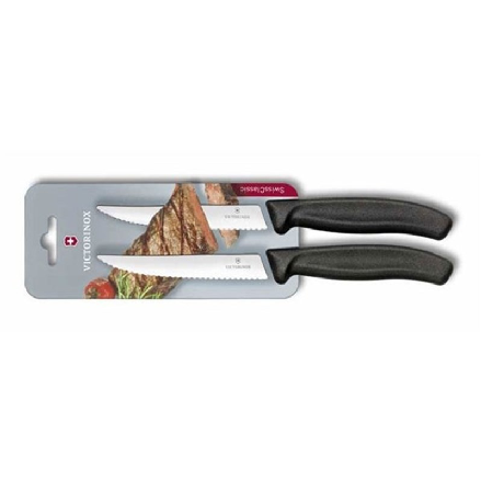 Couteau à steak/pizza Victorinox 12cm (blister 2pc)